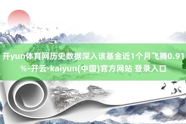 开yun体育网历史数据深入该基金近1个月飞腾0.91%-开云·kaiyun(中国)官方网站 登录入口