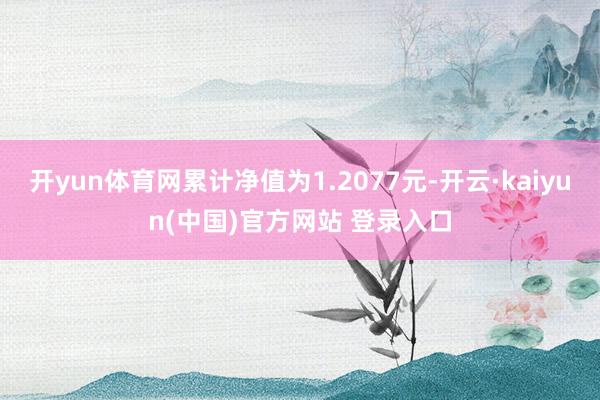 开yun体育网累计净值为1.2077元-开云·kaiyun(中国)官方网站 登录入口